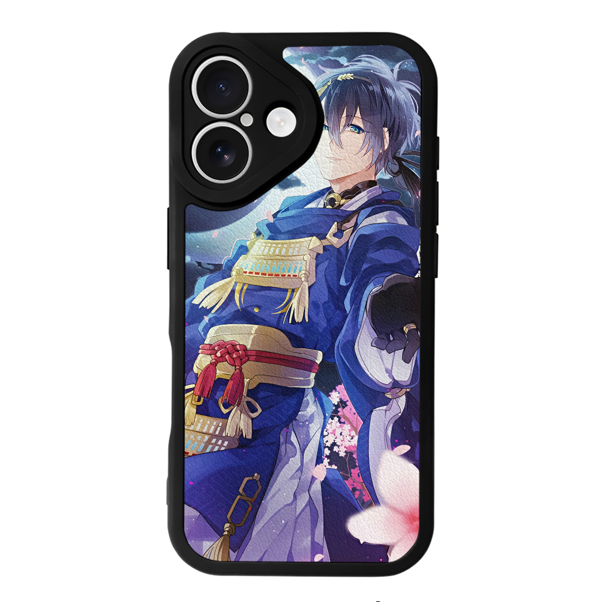 （画像用） 刀剣乱舞 Touken Ranbu 【iPhone 16シリーズ対応】シリコンスマホケース（レザー調） 材質：シリコン
